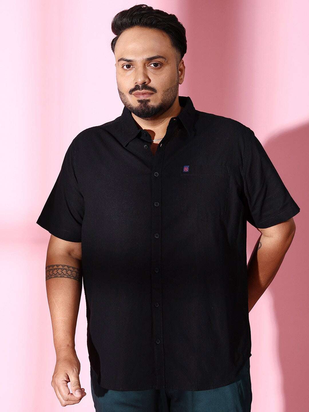 Shop Men Plus Size Linen Kurta Online.