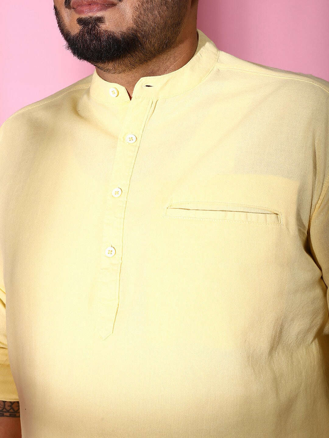 Shop Men Plus Size Linen Kurta Online.