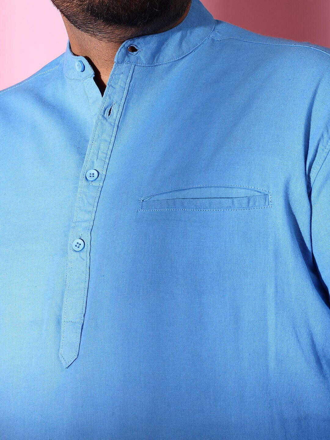 Shop Men Plus Size Linen Kurta Online.