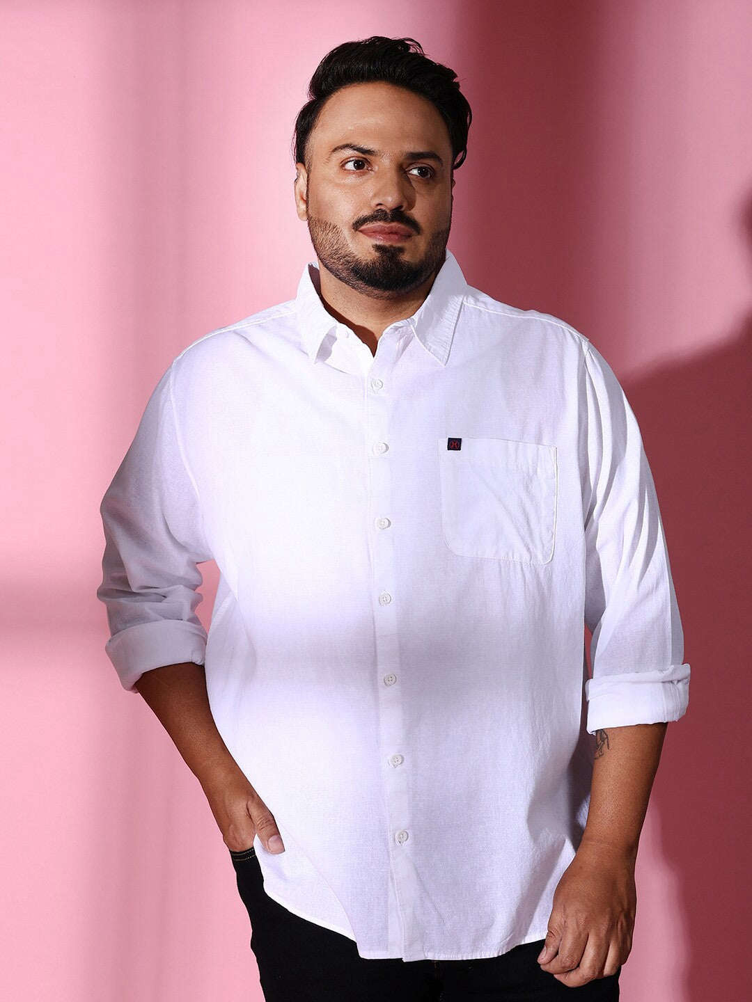 Shop Men Plus Size Linen Kurta Online.