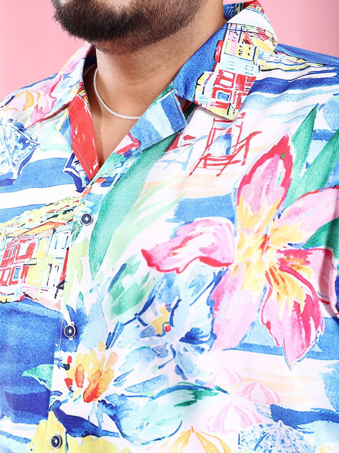 Shop Men Plus Size Printed Shirt Online.