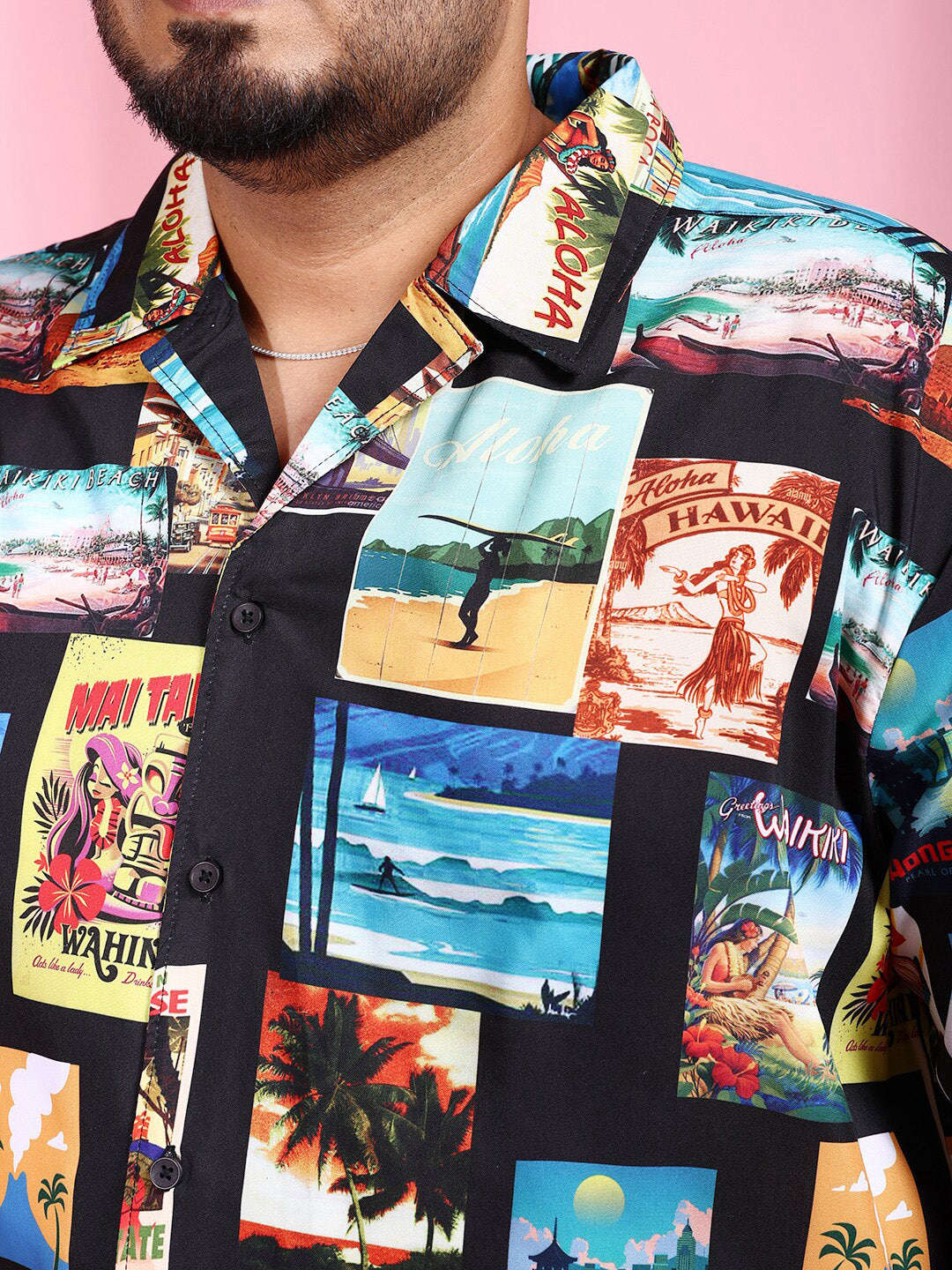 Shop Men Plus Size Printed Shirt Online.