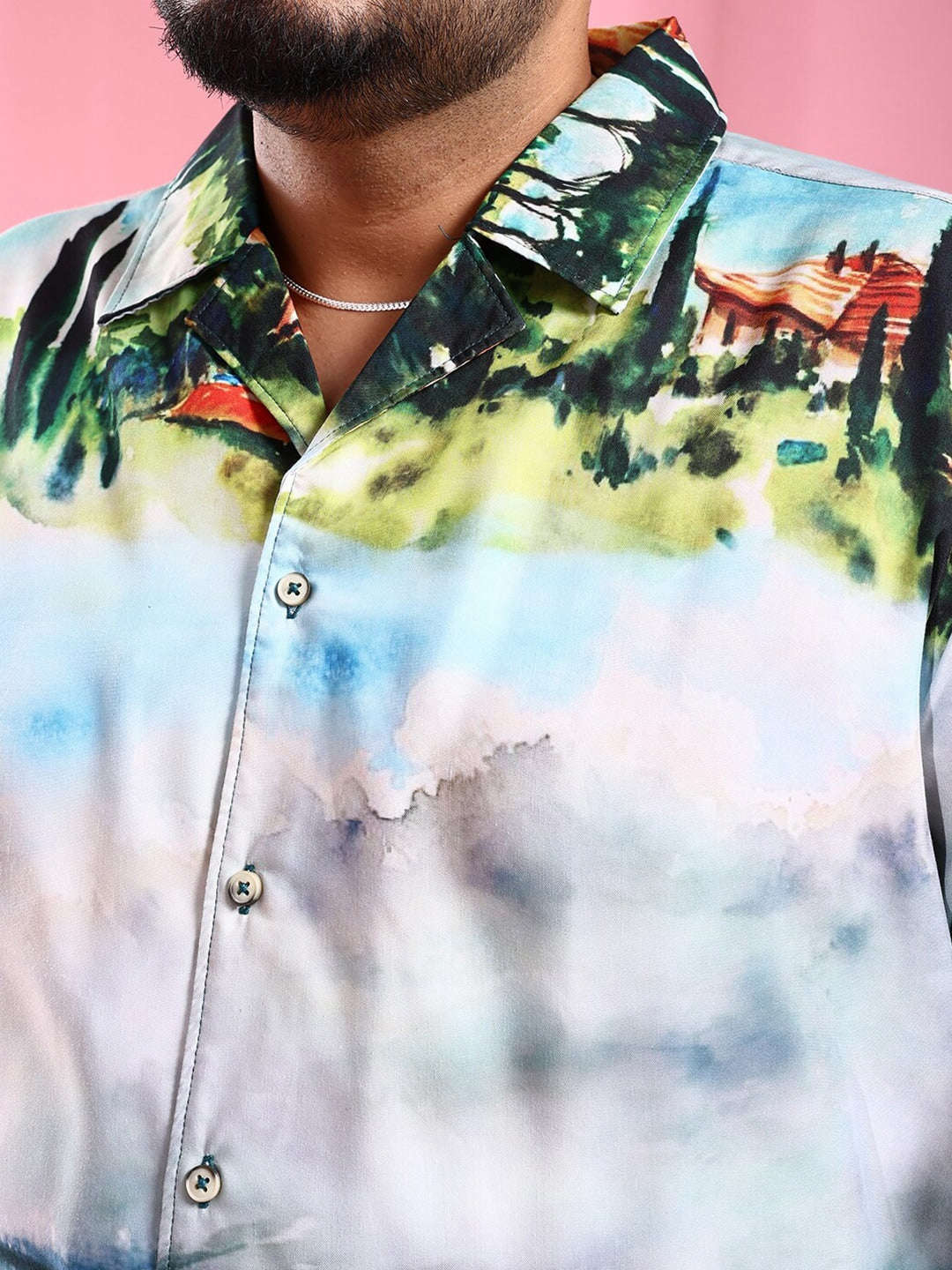 Shop Men Plus Size Printed Shirt Online.