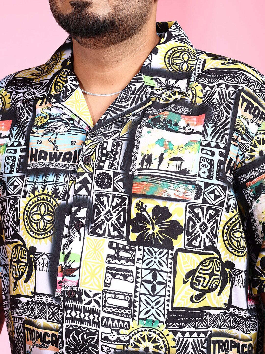 Shop Men Plus Size Printed Shirt Online.