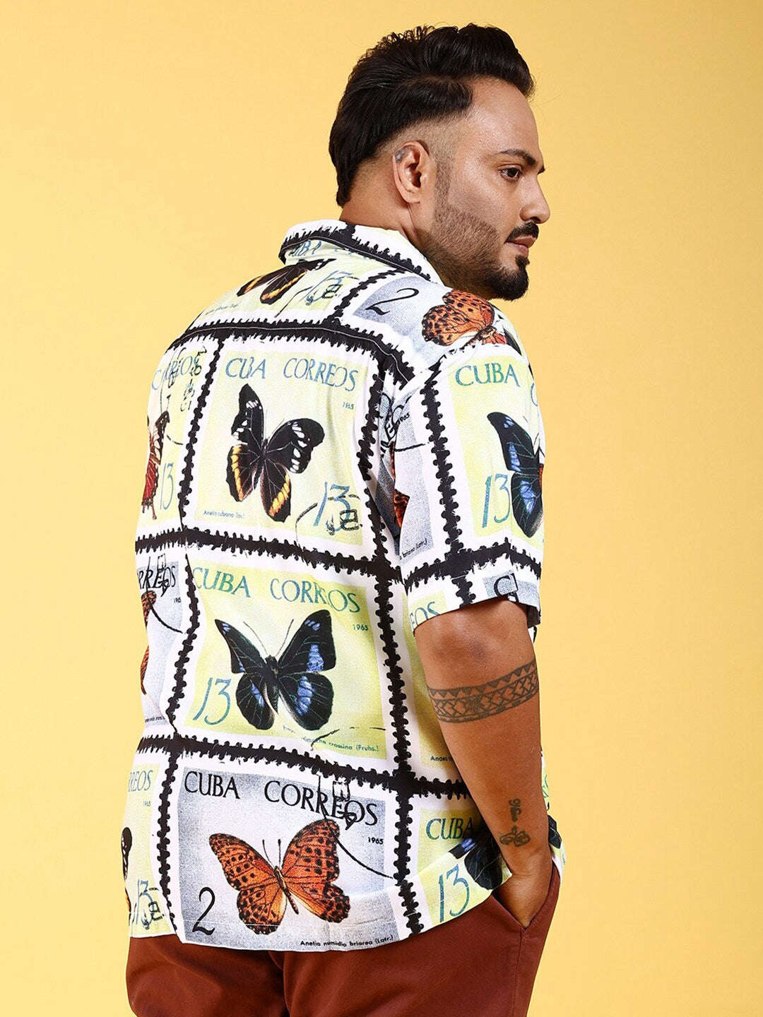 Shop Men Plus Size Printed Shirt Online.