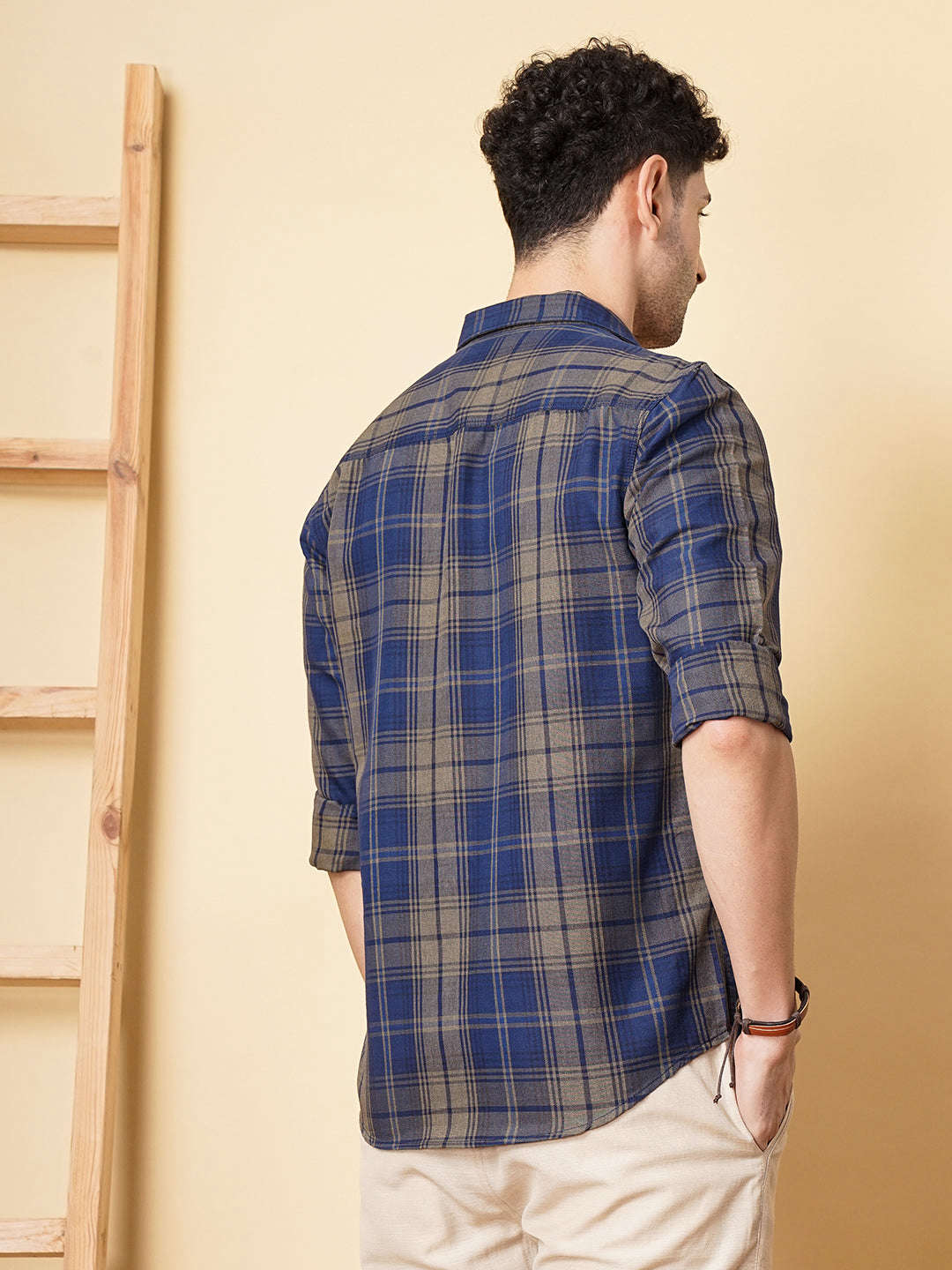 Shop Men Checked Shirt Online.