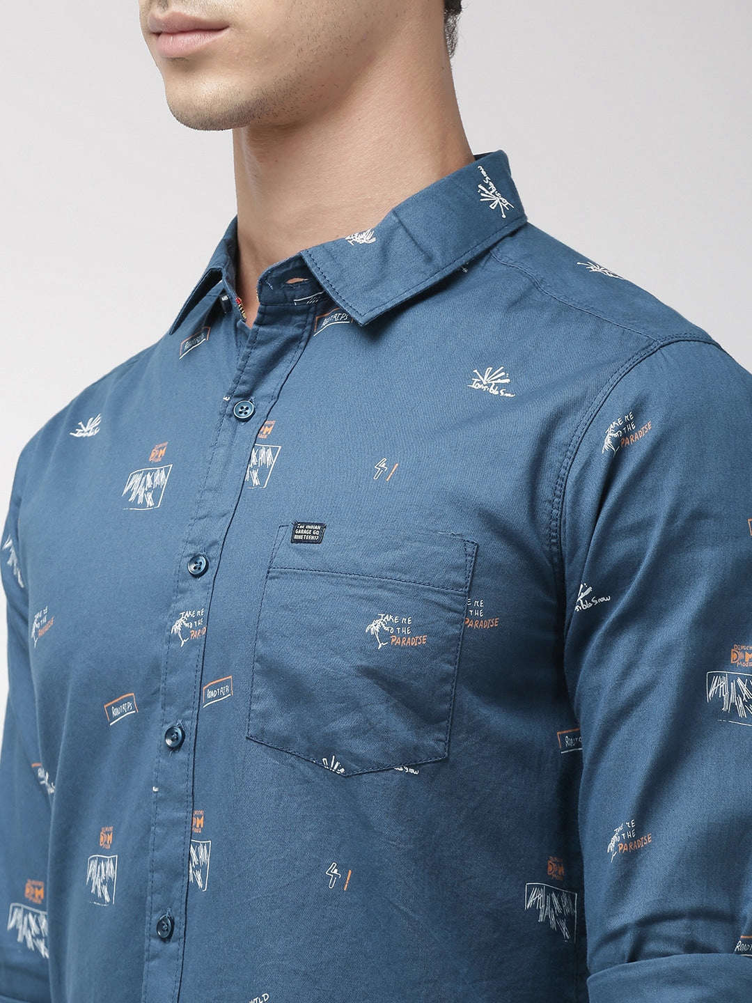 Shop Men Casual Printed Shirt Online.