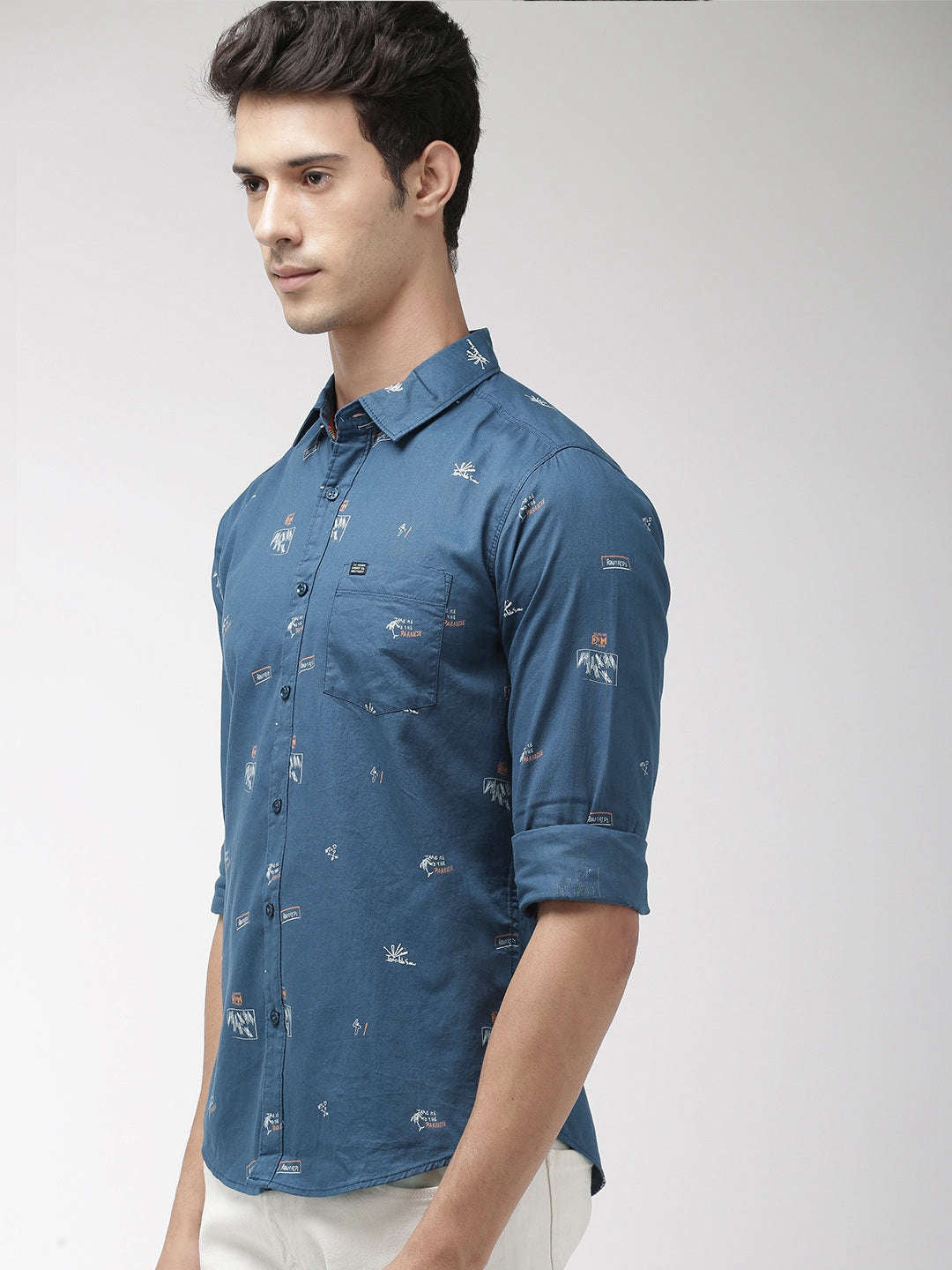 Shop Men Casual Printed Shirt Online.