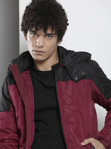 Shop Men Colourblocked Jacket Online.