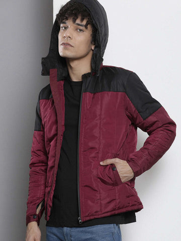 Shop Men Colourblocked Jacket Online.