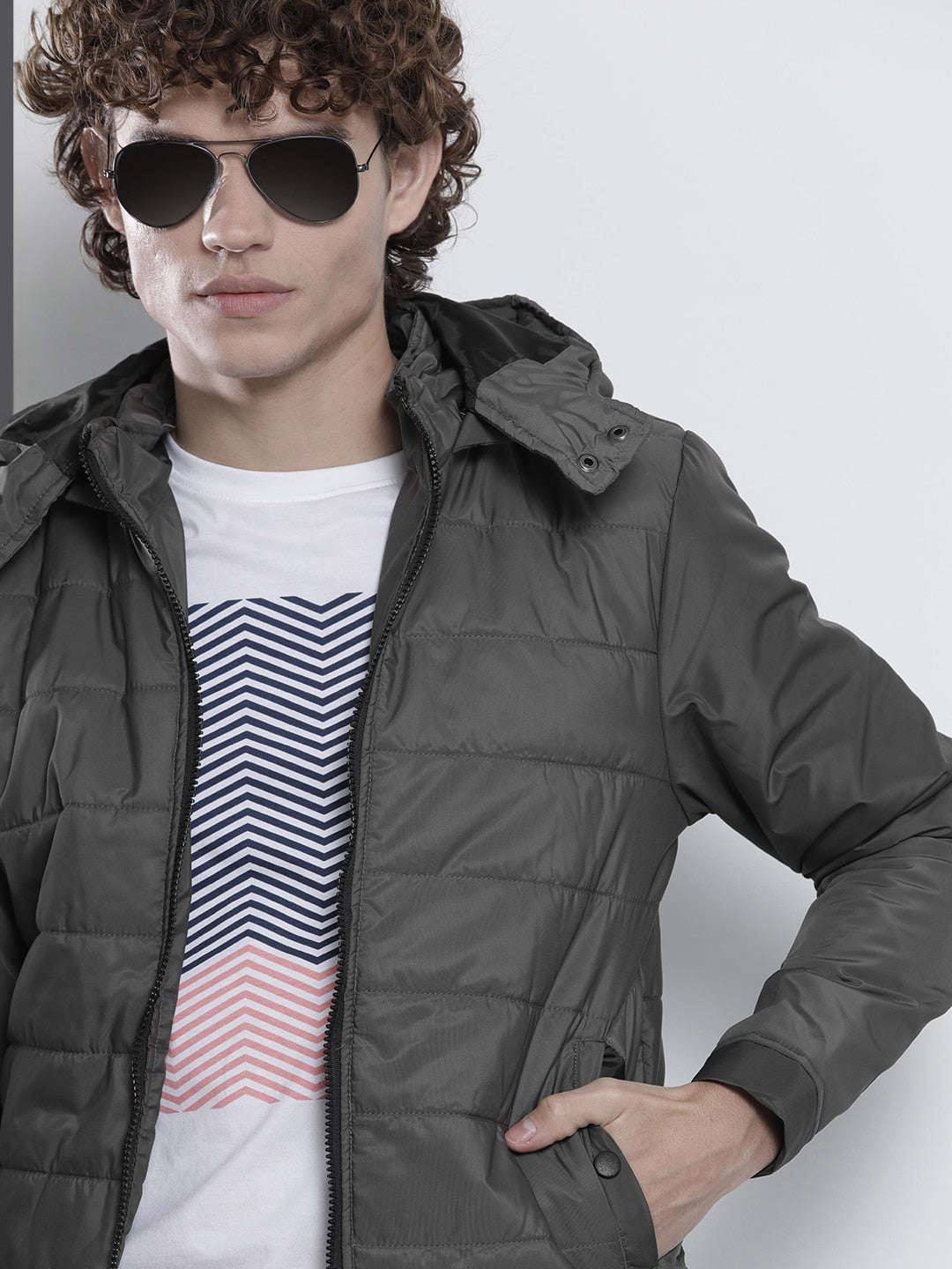 Shop Men Puffer Jacket Online.