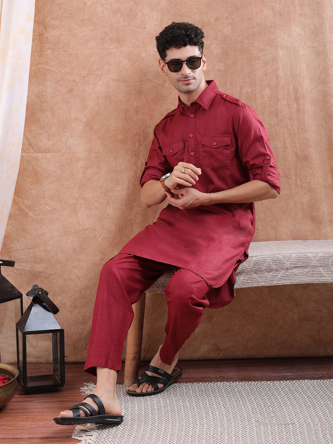 Shop Men Kurta Set Online.