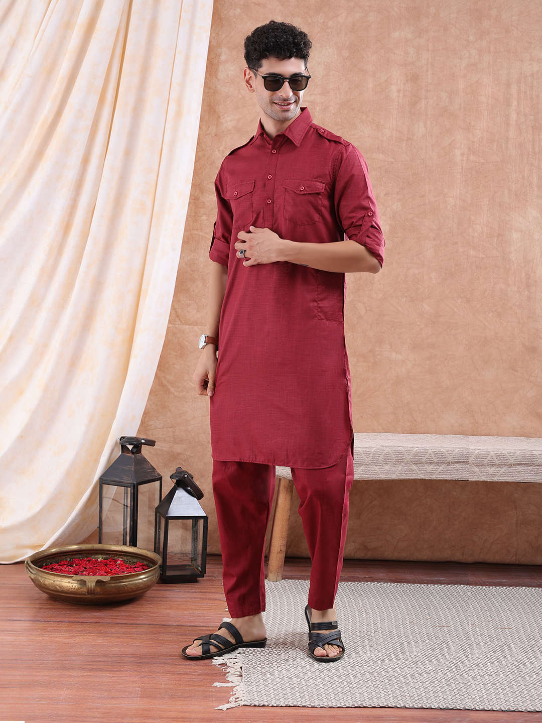 Shop Men Kurta Set Online.