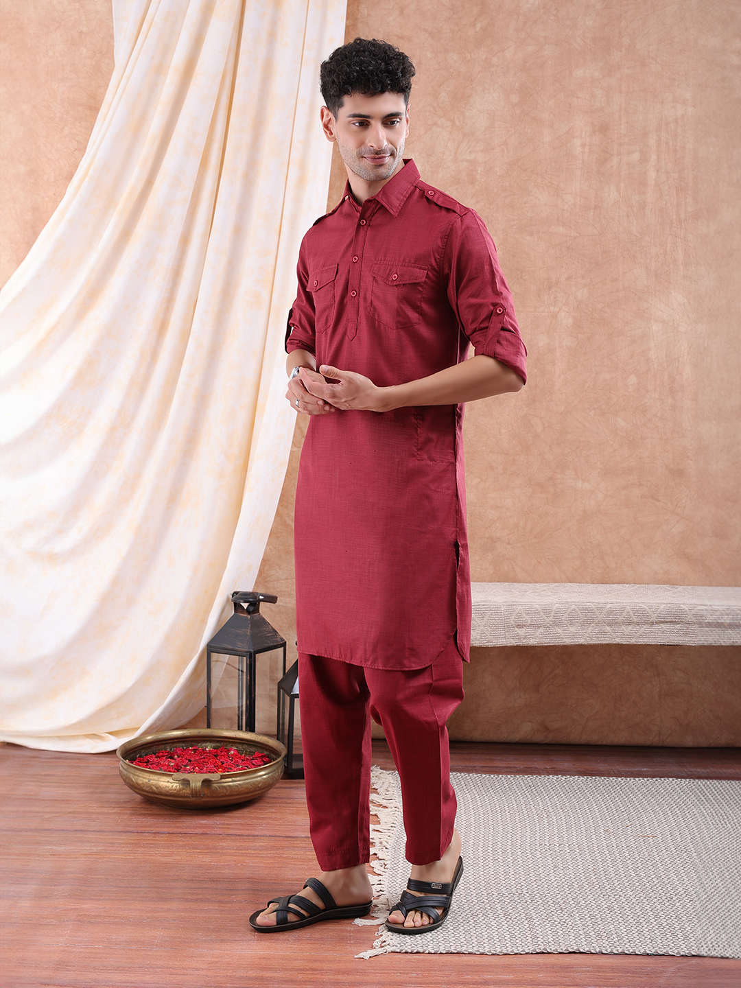 Shop Men Kurta Set Online.