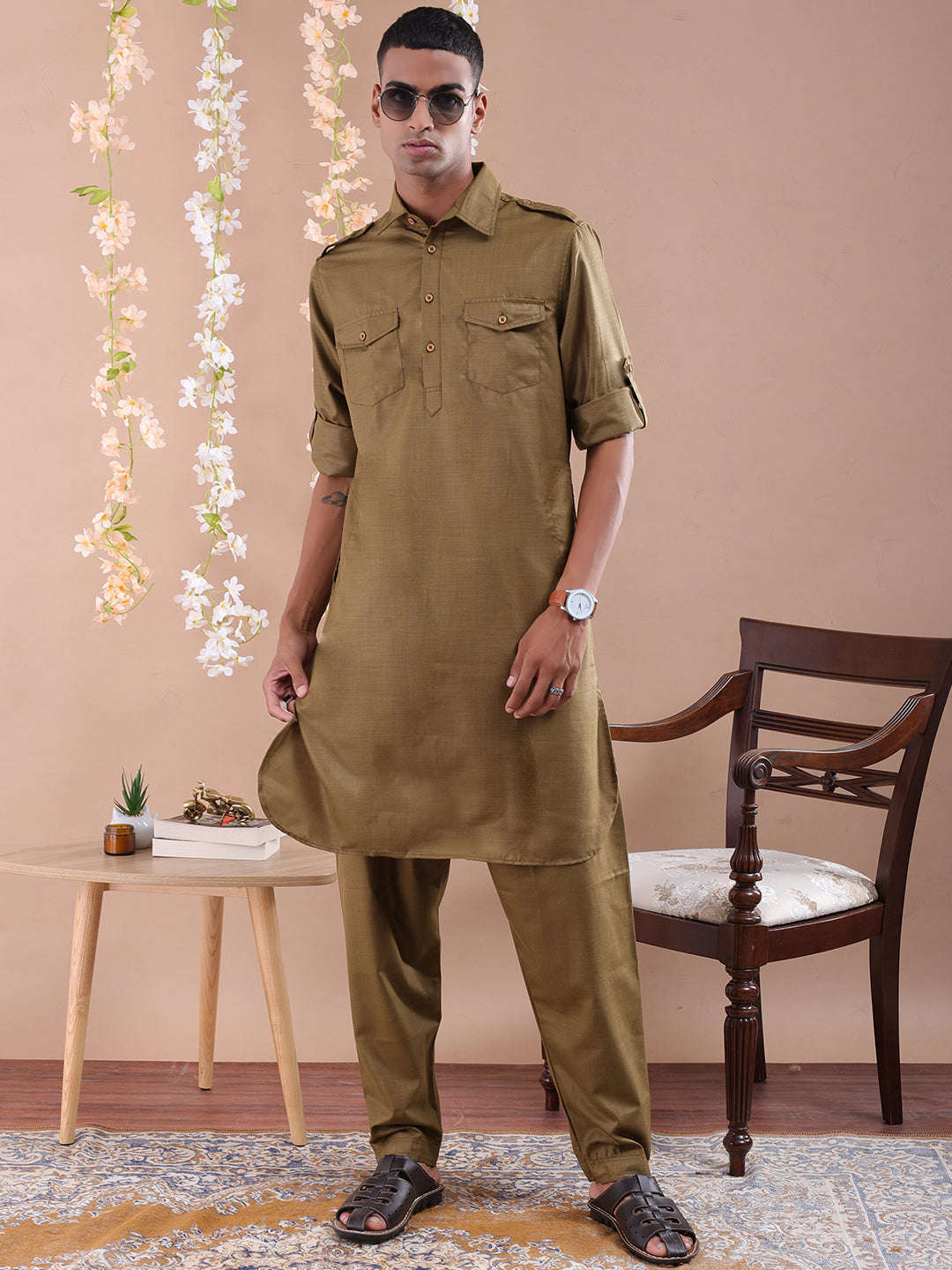 Shop Men Kurta Set Online.