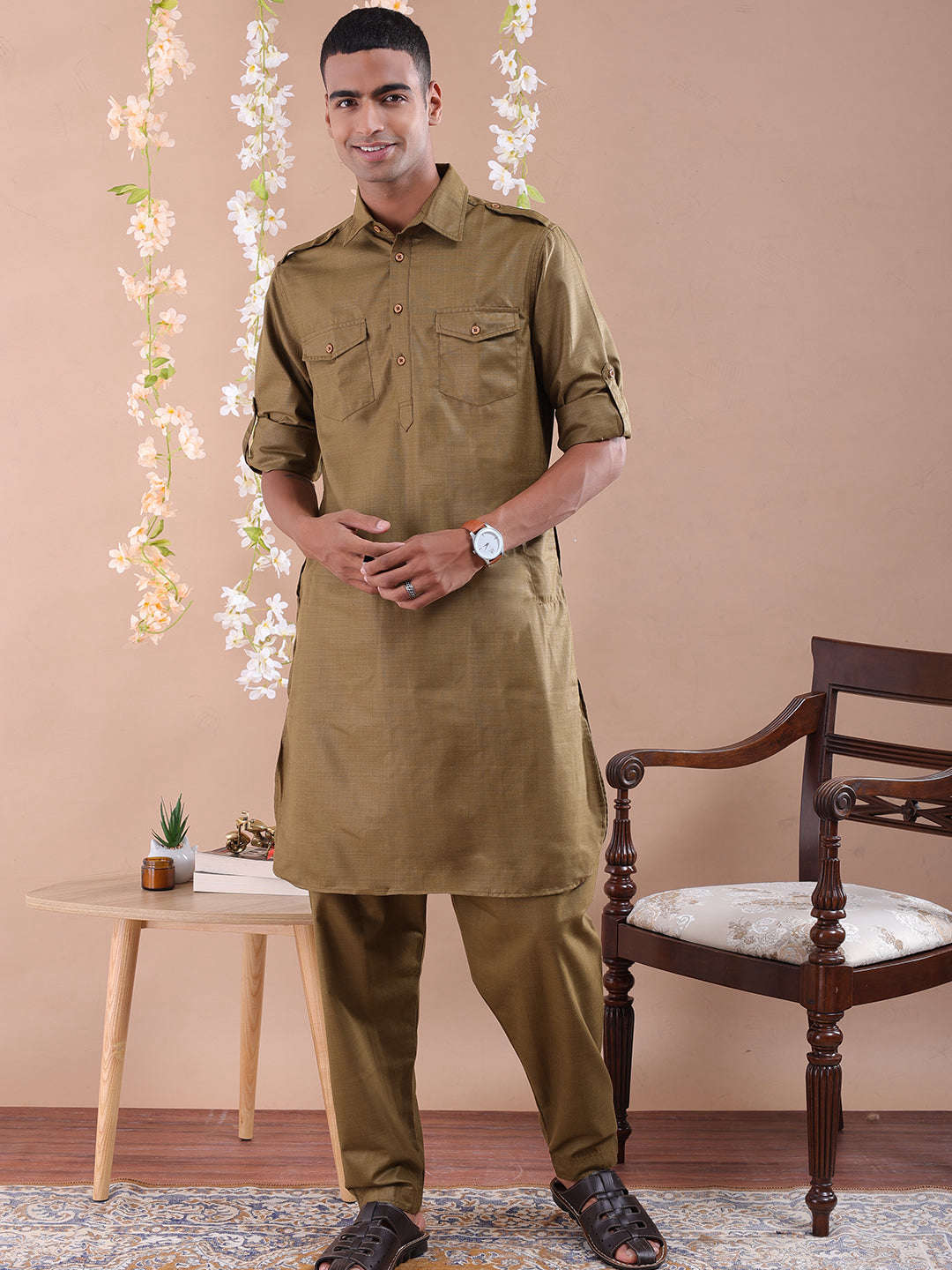 Shop Men Kurta Set Online.