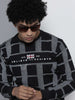 Shop Men's Checked Regular Fit Sweatshirt Online.