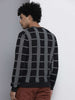 Shop Men's Checked Regular Fit Sweatshirt Online.