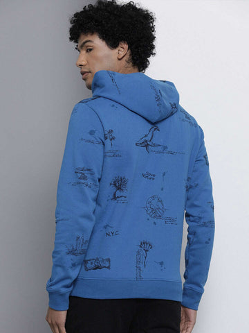 Shop Men's Printed Regular Fit Sweatshirt Online.