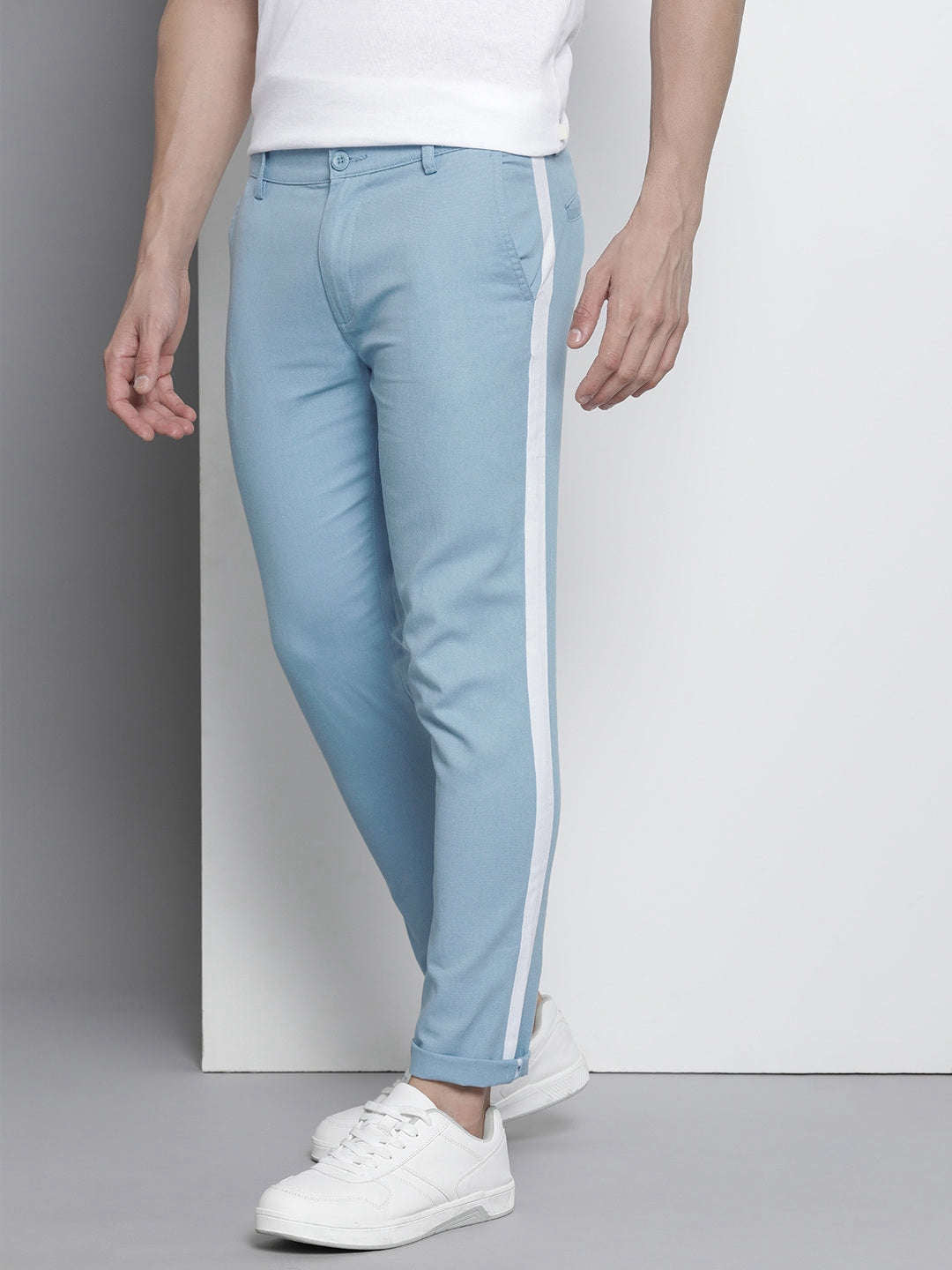 Shop Men Solid Trouser Online.