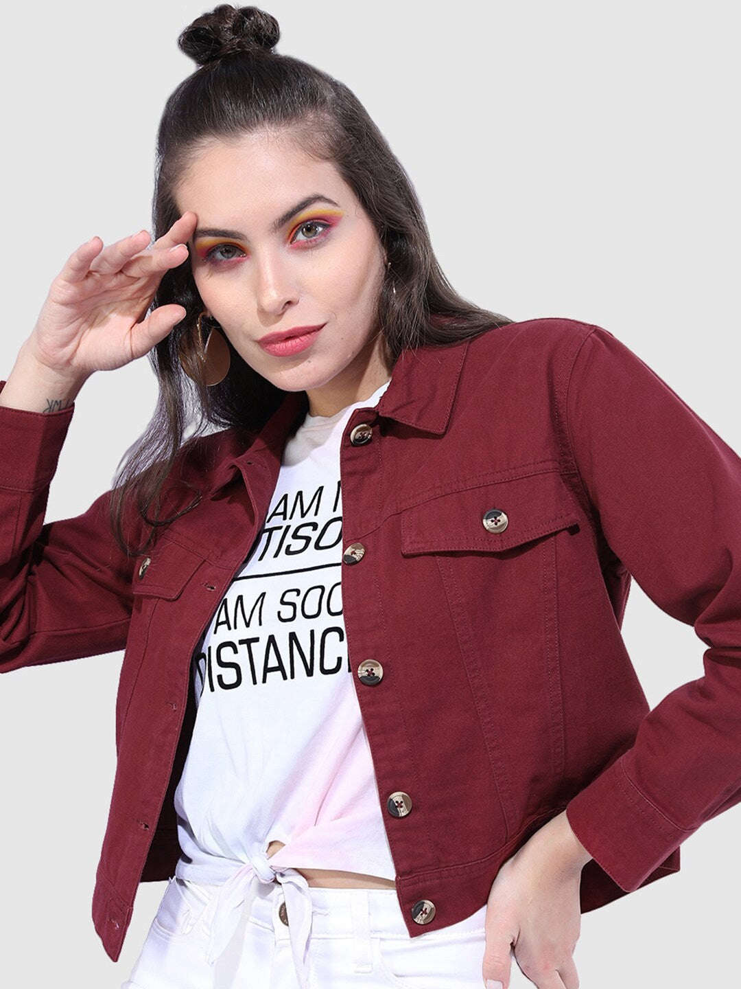 Shop Women Trucker Jacket Online.