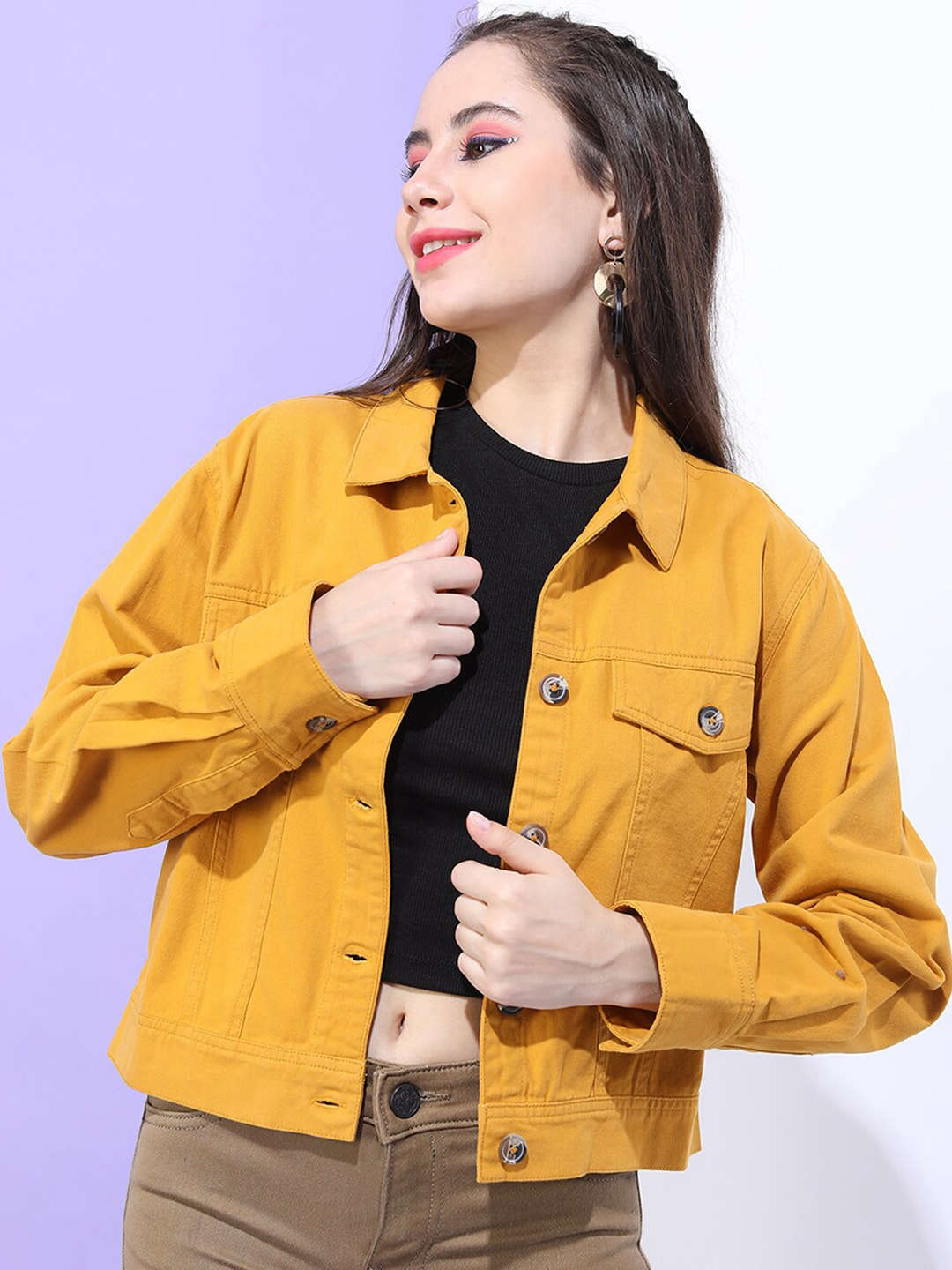 Shop Women Trucker Jacket Online.