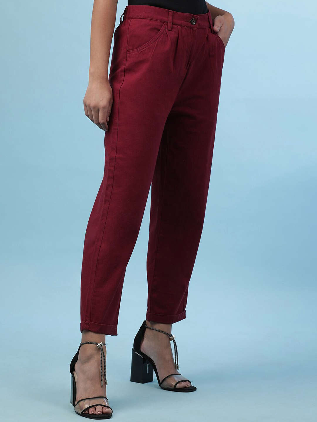 Shop Women Pleated Trouser Online.