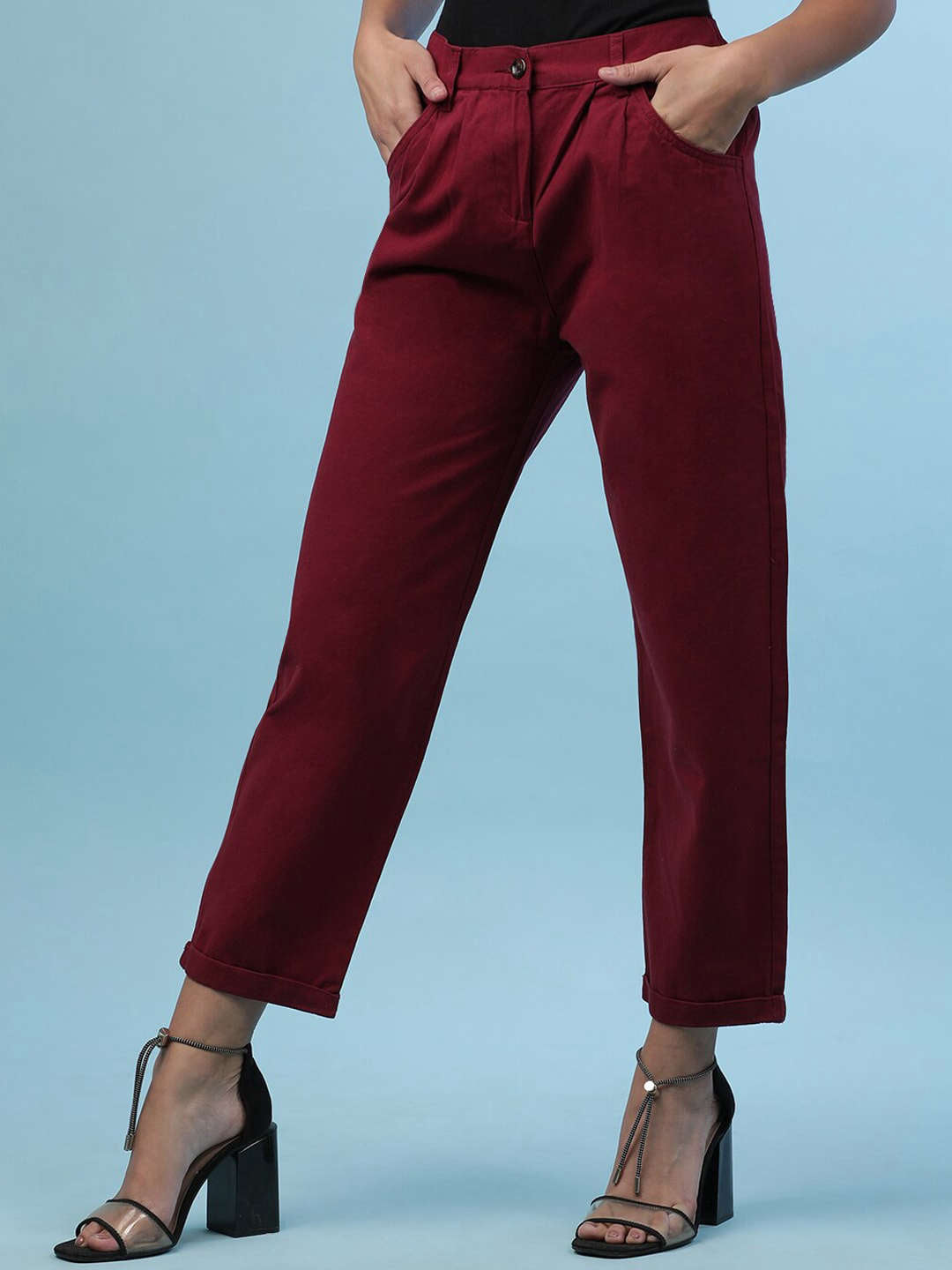 Shop Women Pleated Trouser Online.