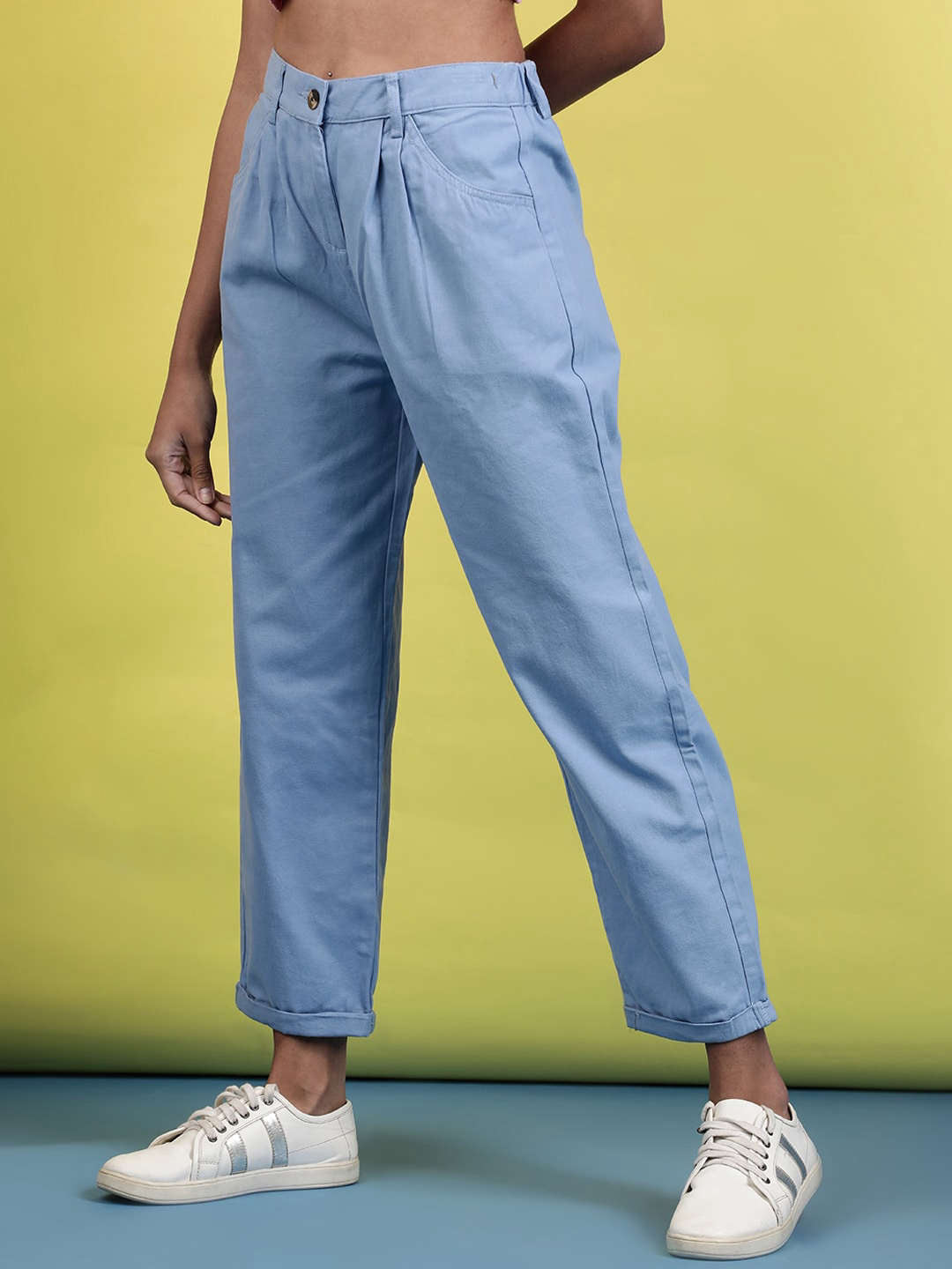 Shop Women Pleated Trouser Online.