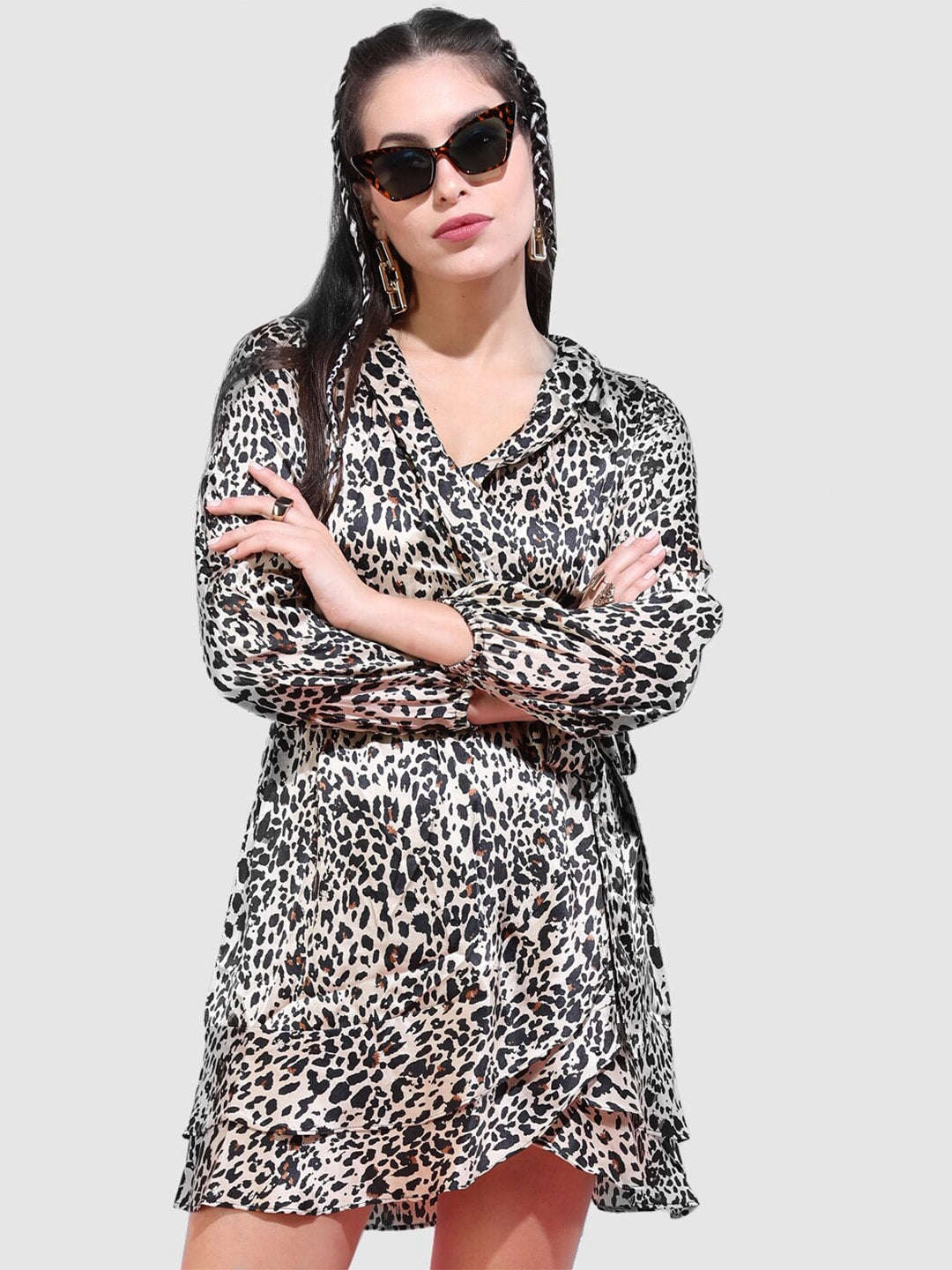 Shop Women Leopard Printed Dress Online.