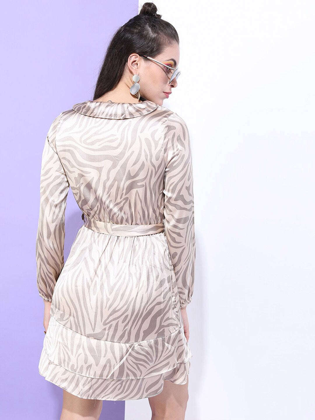 Shop Women Zebra Printed Dress Online.