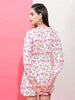 Shop Women Printed V Neck Flare Dress Online.