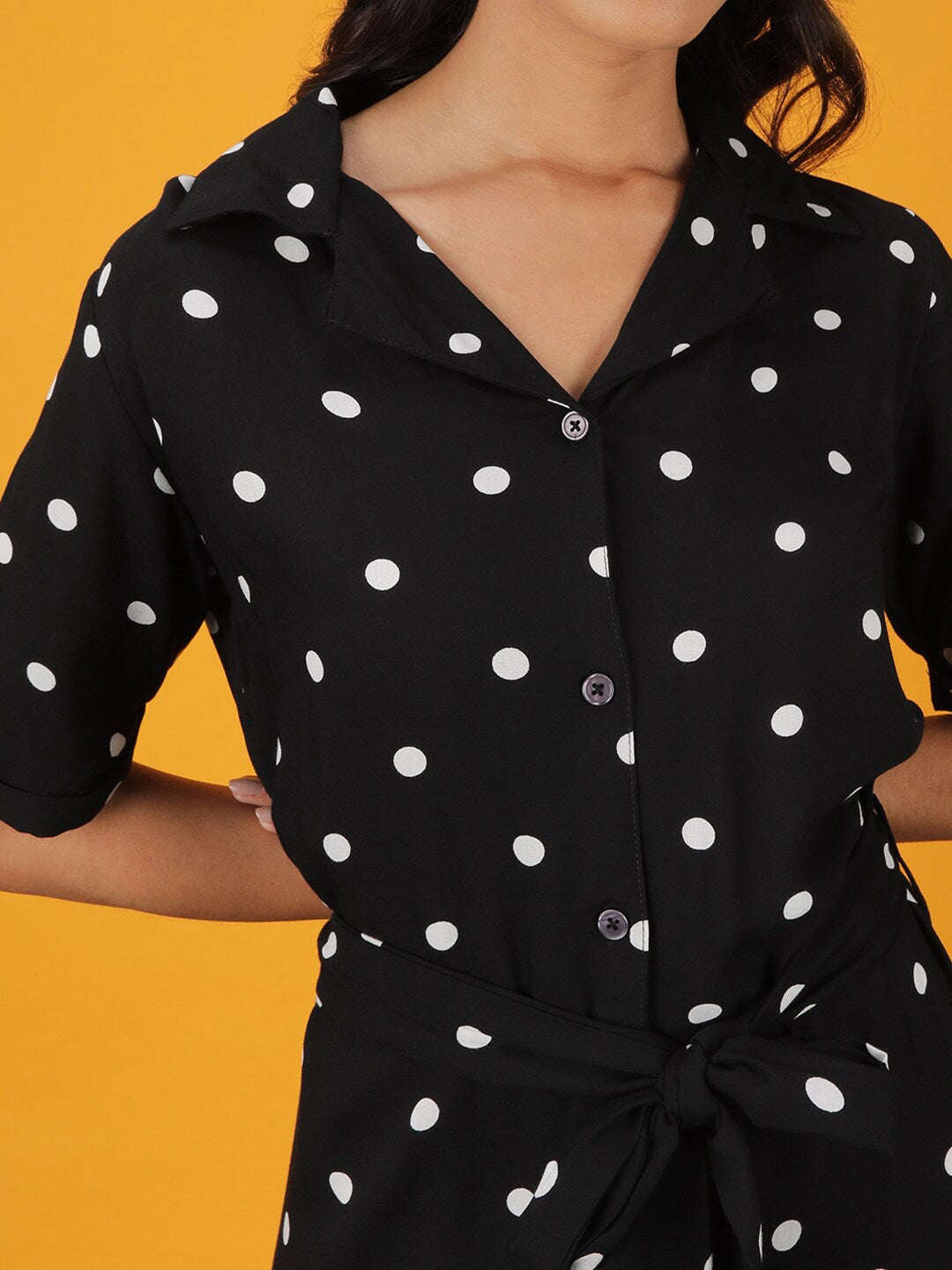 Shop Women Polka Dot Sheath Dress Online.