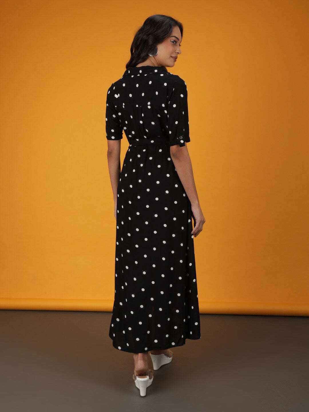 Shop Women Polka Dot Sheath Dress Online.