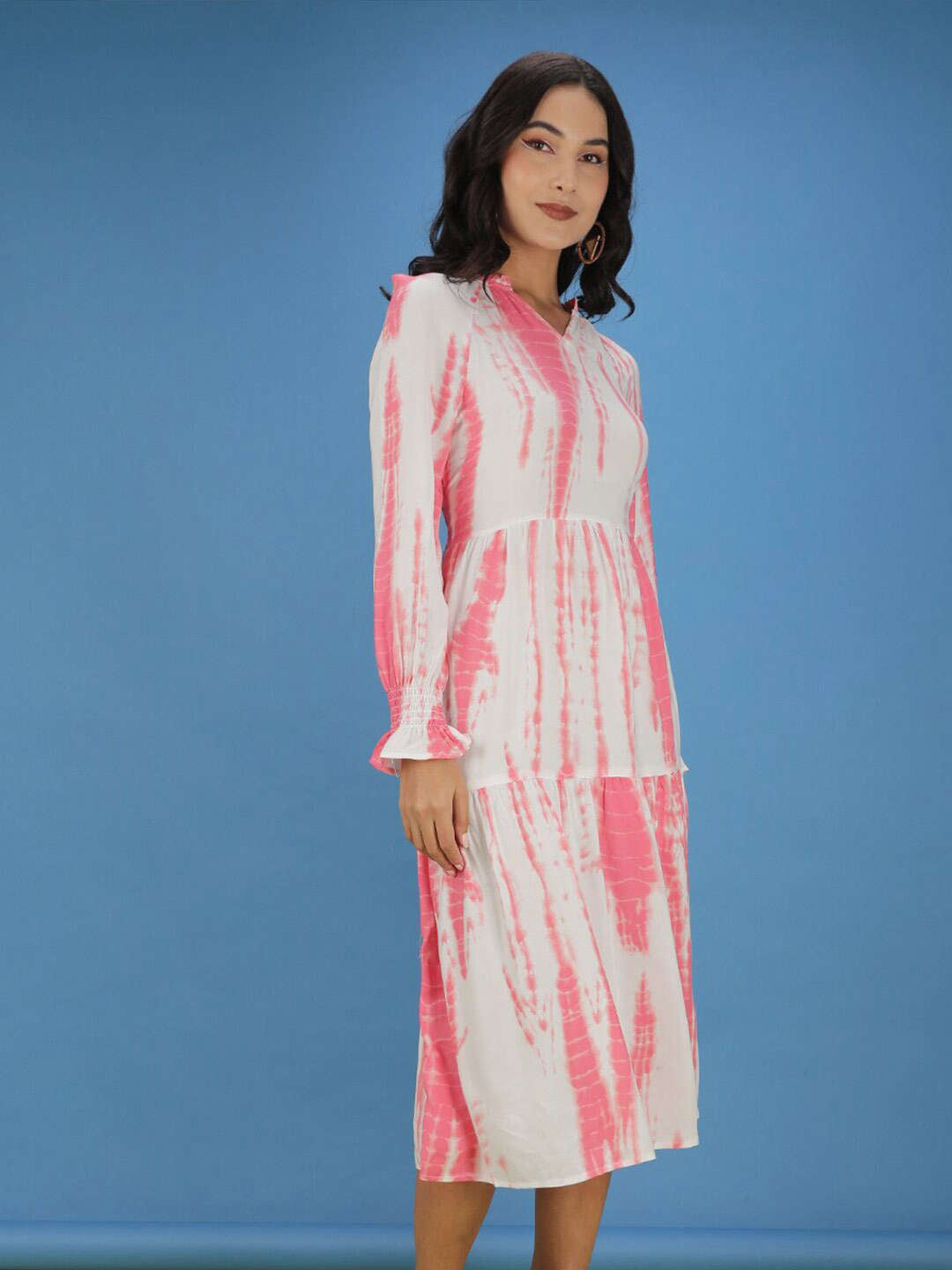 Shop Women Tie N Dye Printed Dress Online.