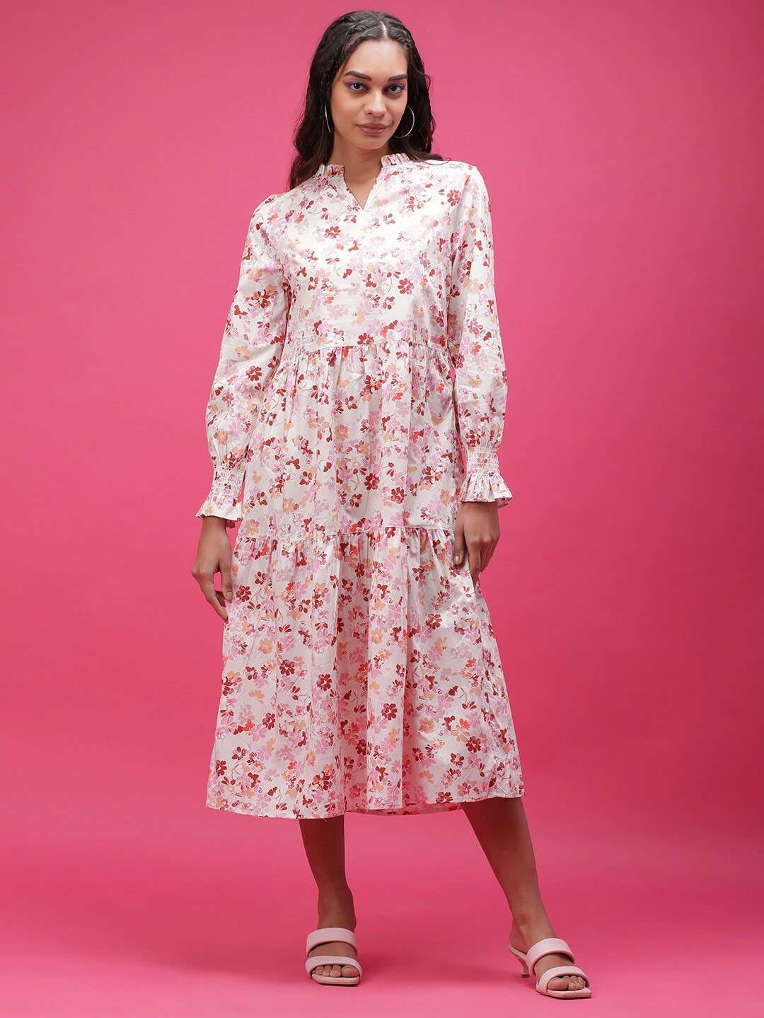 Shop Women Floral Printed Dress Online.