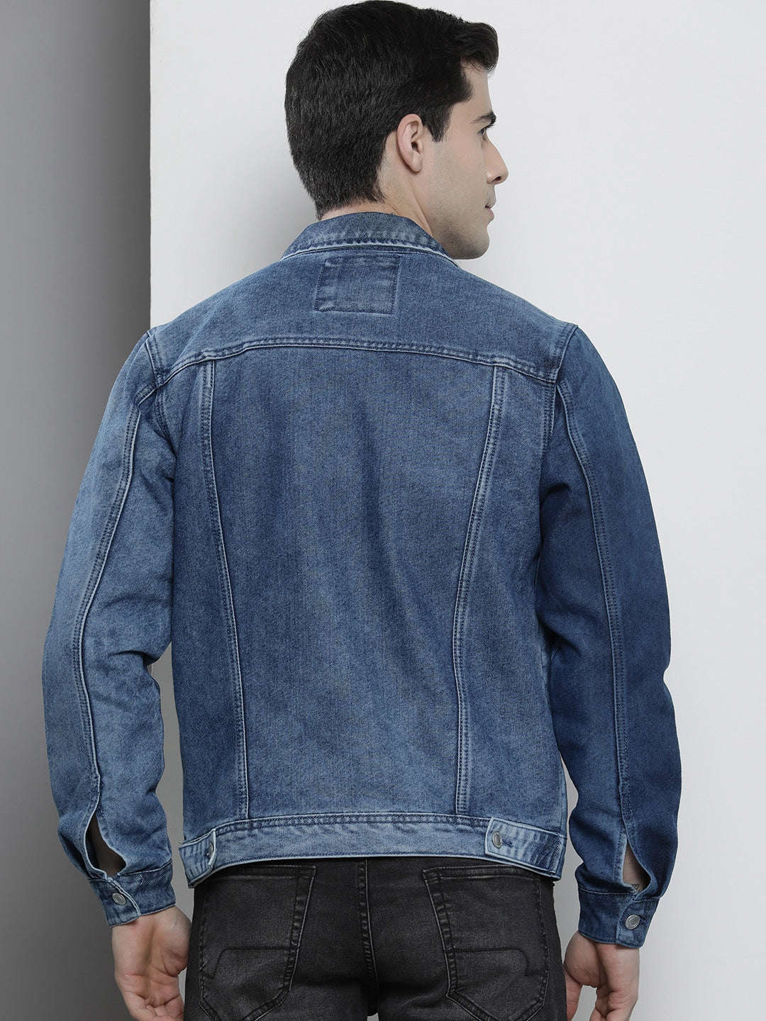 Shop Men Denim Trucker Jacket Online.