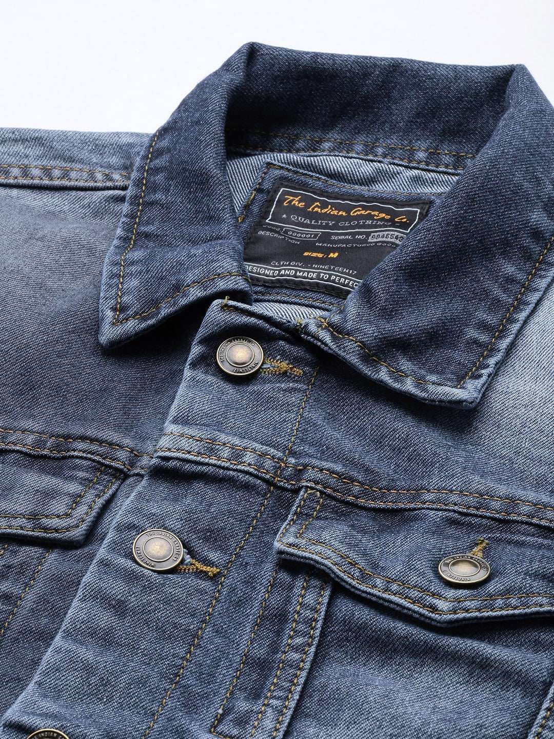 Shop Men Denim Trucker Jacket Online.