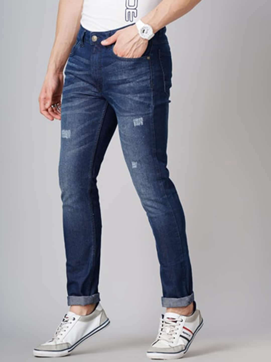 Shop Men Distressed Denim Jeans Online.