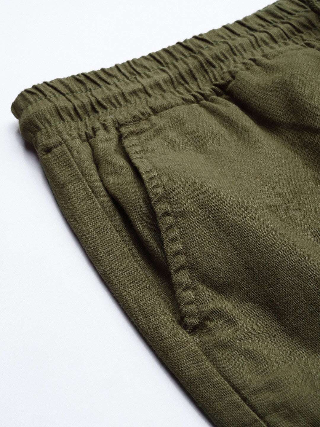 Shop Men Linen Cargo Shorts Online.