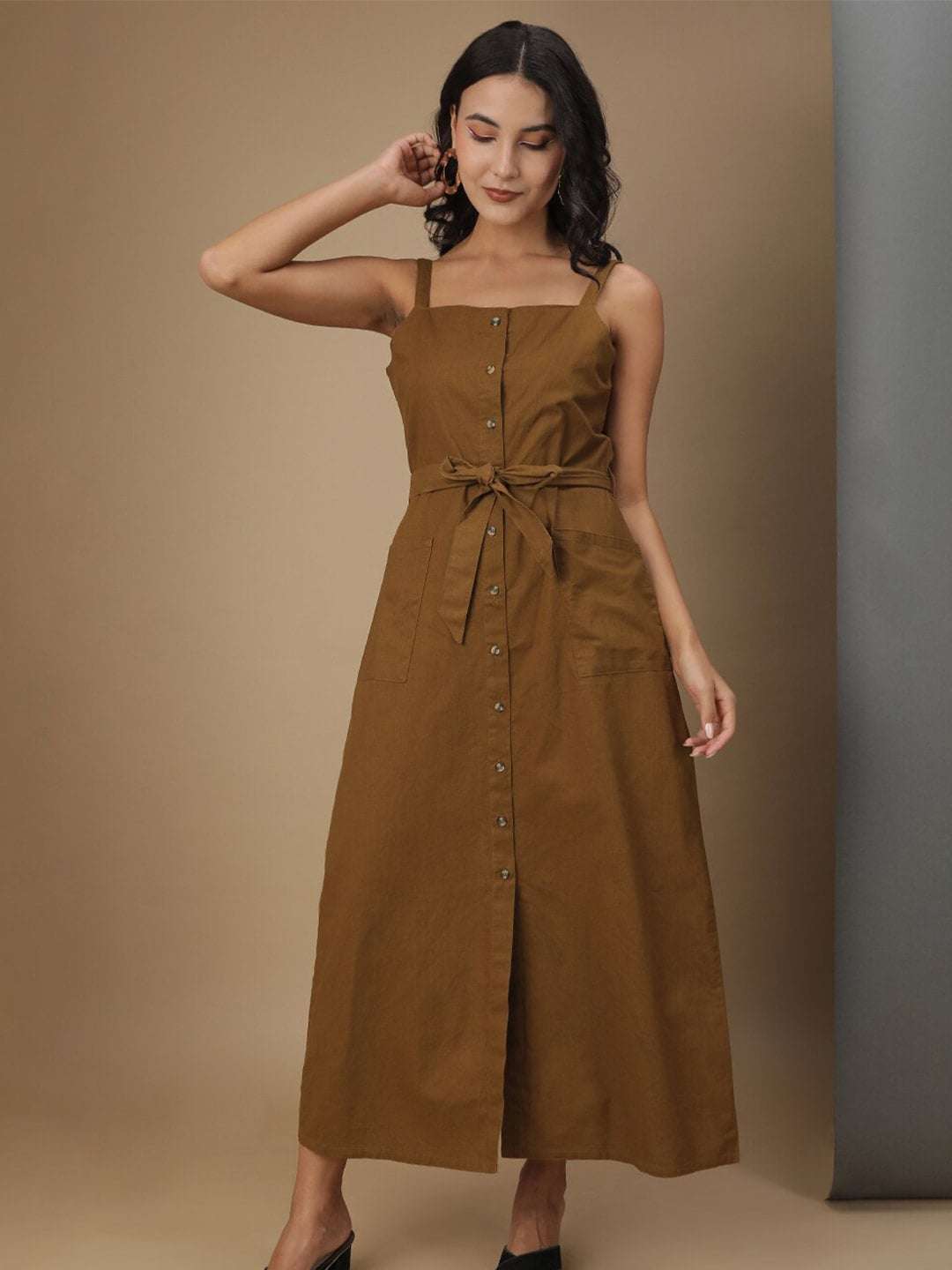 Shop Women Linen Long Dress Online.