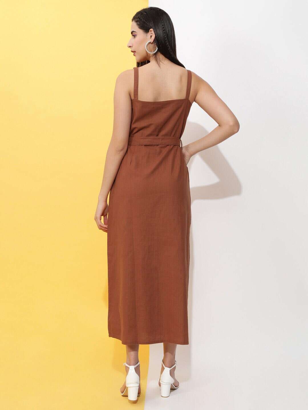 Shop Women Linen Long Dress Online.