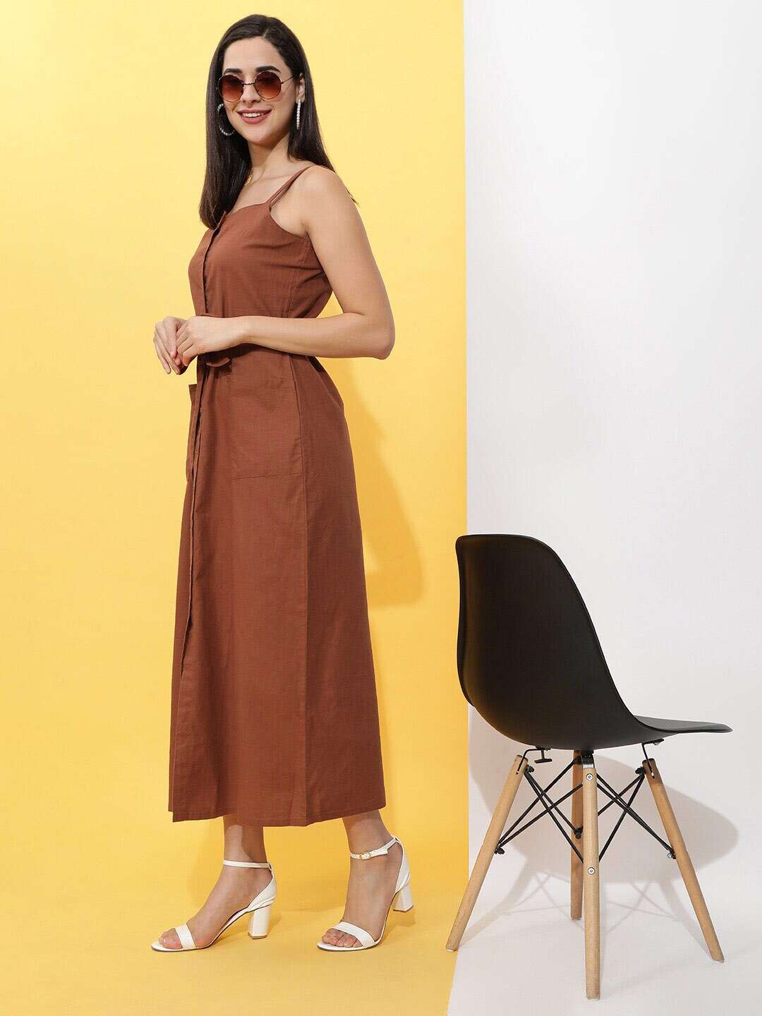 Shop Women Linen Long Dress Online.