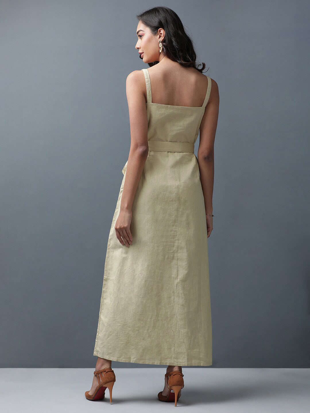 Shop Women Linen Long Dress Online.