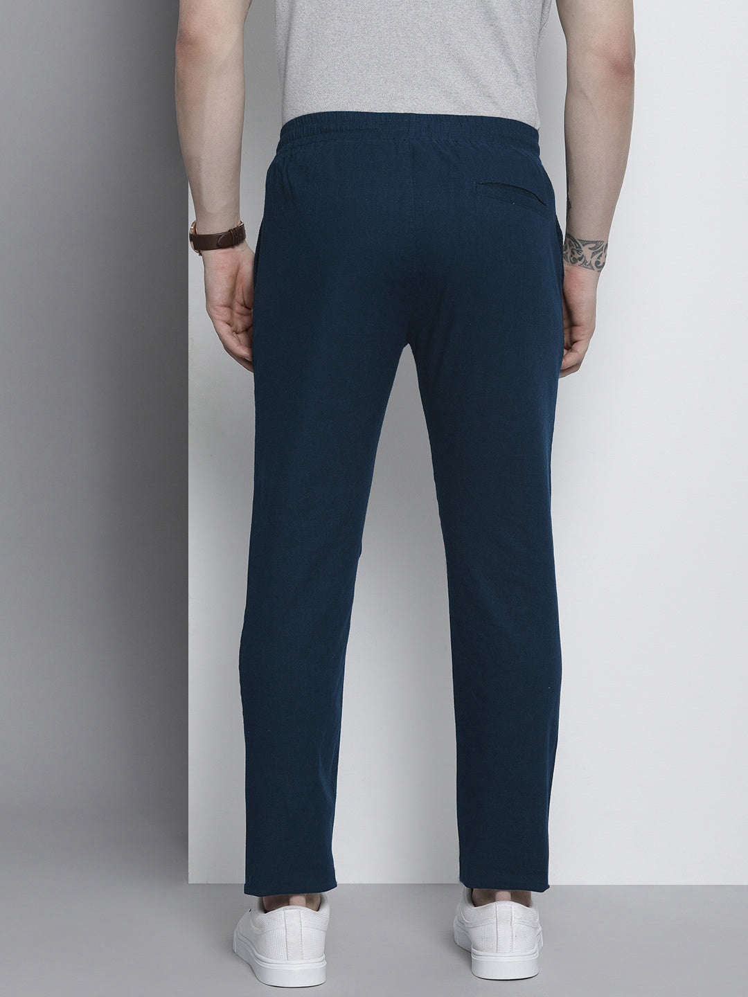 Shop Men Linen Jogger Trouser Online.