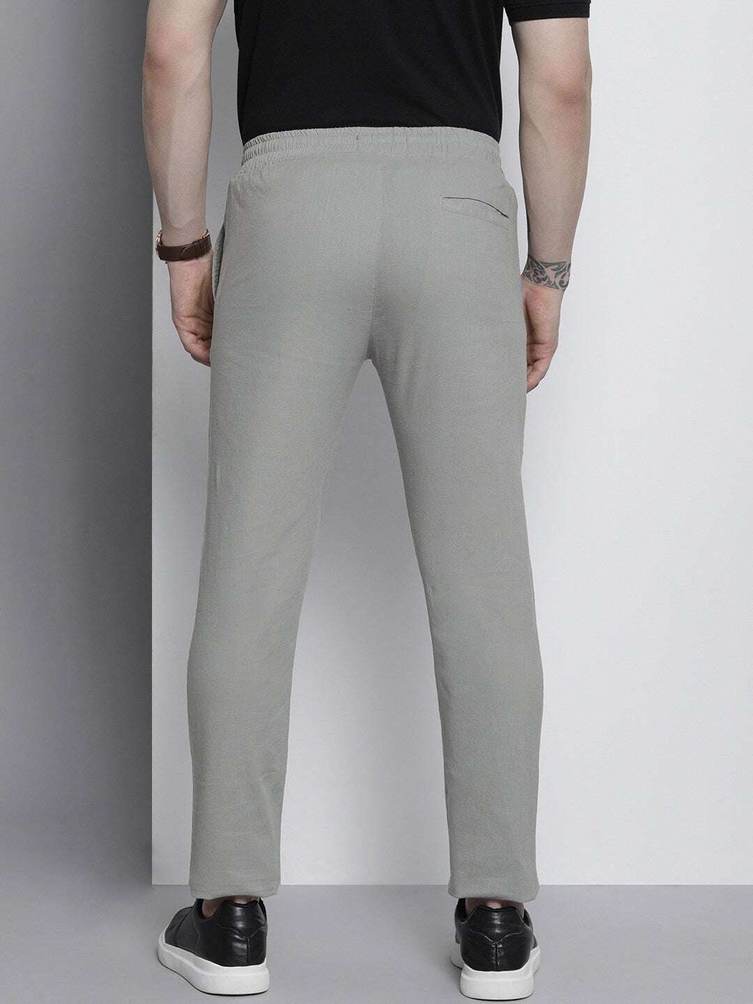 Shop Men Linen Jogger Trouser Online.