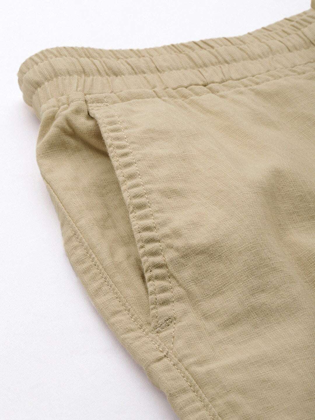 Shop Men Linen Jogger Trouser Online.