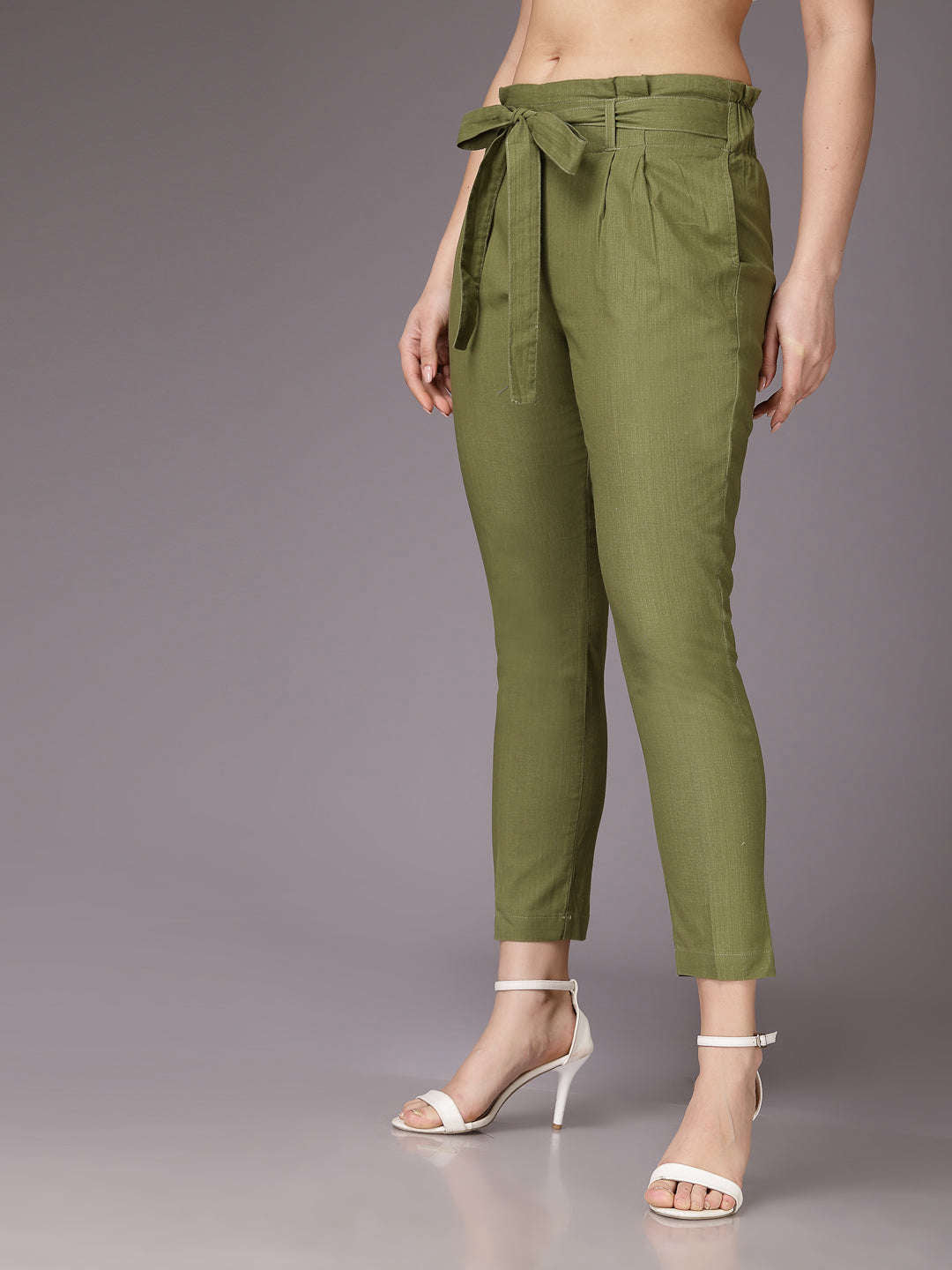 Shop Women Solid Trouser Online.