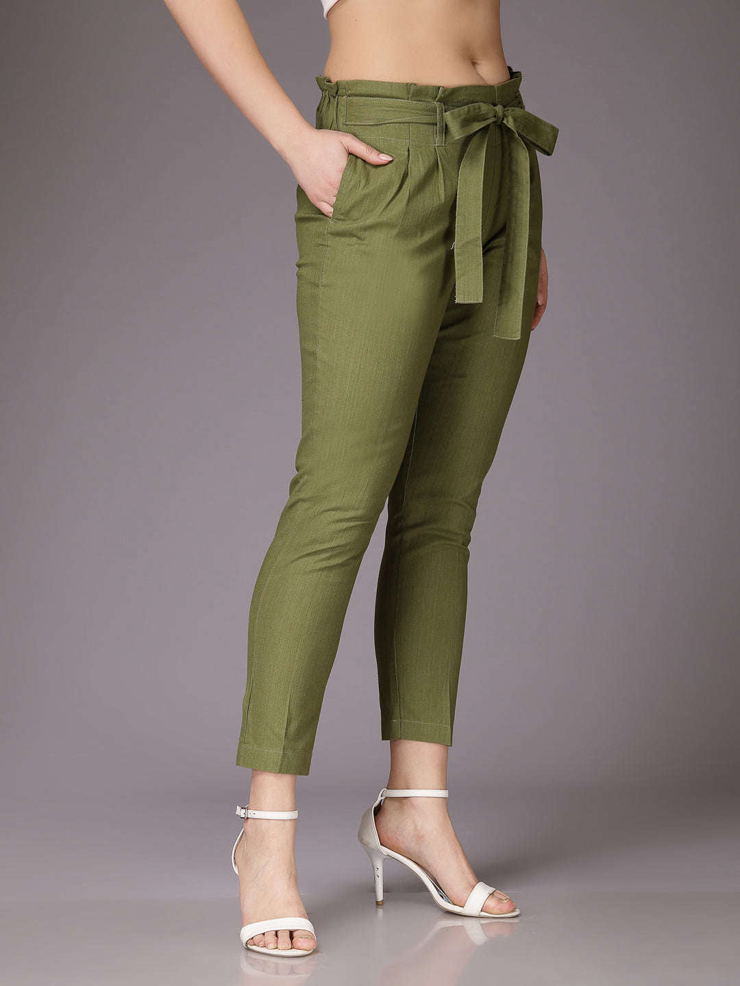 Shop Women Solid Trouser Online.