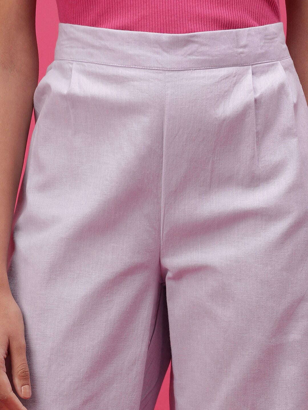 Women Linen Flare Pant